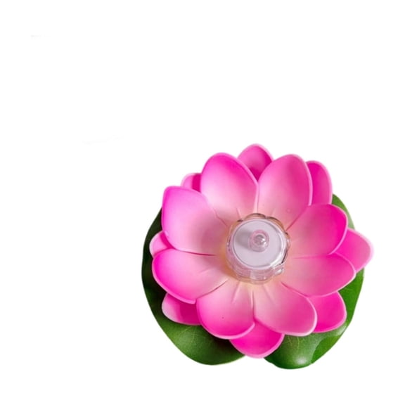 Waterproof Floating Lotus Light, Floating Flower Light Battery Operated Water Activated, LED Floating Pool Lights Outdoor Waterproof Lotus Lamp for Pond Swimming Pool Wedding Decoration