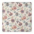 thumbnail image 1 of Waterproof Floral Square Tablecloth with Elastic Edge Design, Wrinkle-Free Polyester Material Designed for 36x36 Inch Tables, Perfect for Indoor and Outdoor Use, 1 of 6