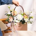 thumbnail image 1 of Waterproof Flower Bouquet Bags, Qiopertar Teacher's Day Fresh Flower Packaging Kraft Paper Bags Wholesale Water Proof Film Covered Flower Bouquet Packaging Bags Valentine's Day Flower Arrangement DIY, 1 of 7