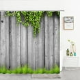 thumbnail image 1 of Waterproof Flowers Grass Plant Rock Wall Shower Curtain For Bathroom Bath Curtains Extra Long 180*200 Cm 3d Shower Curtain, 1 of 4