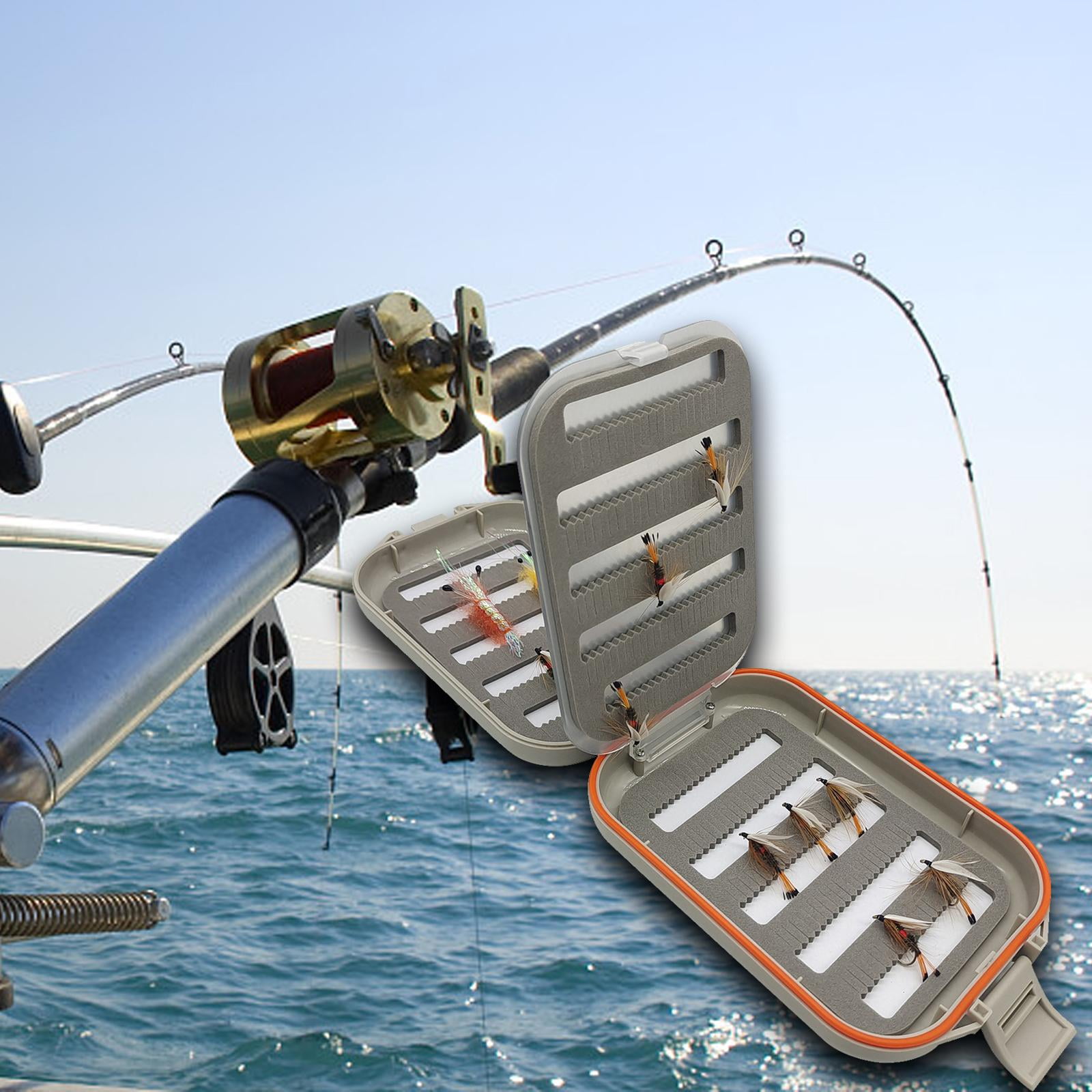boat fishing pole box Horizontal Rod Holders Unique DesignSlotted design on each fishing rod holder tube also allows enough storage place for fishing reels Tackle Box Bass Boat Organization