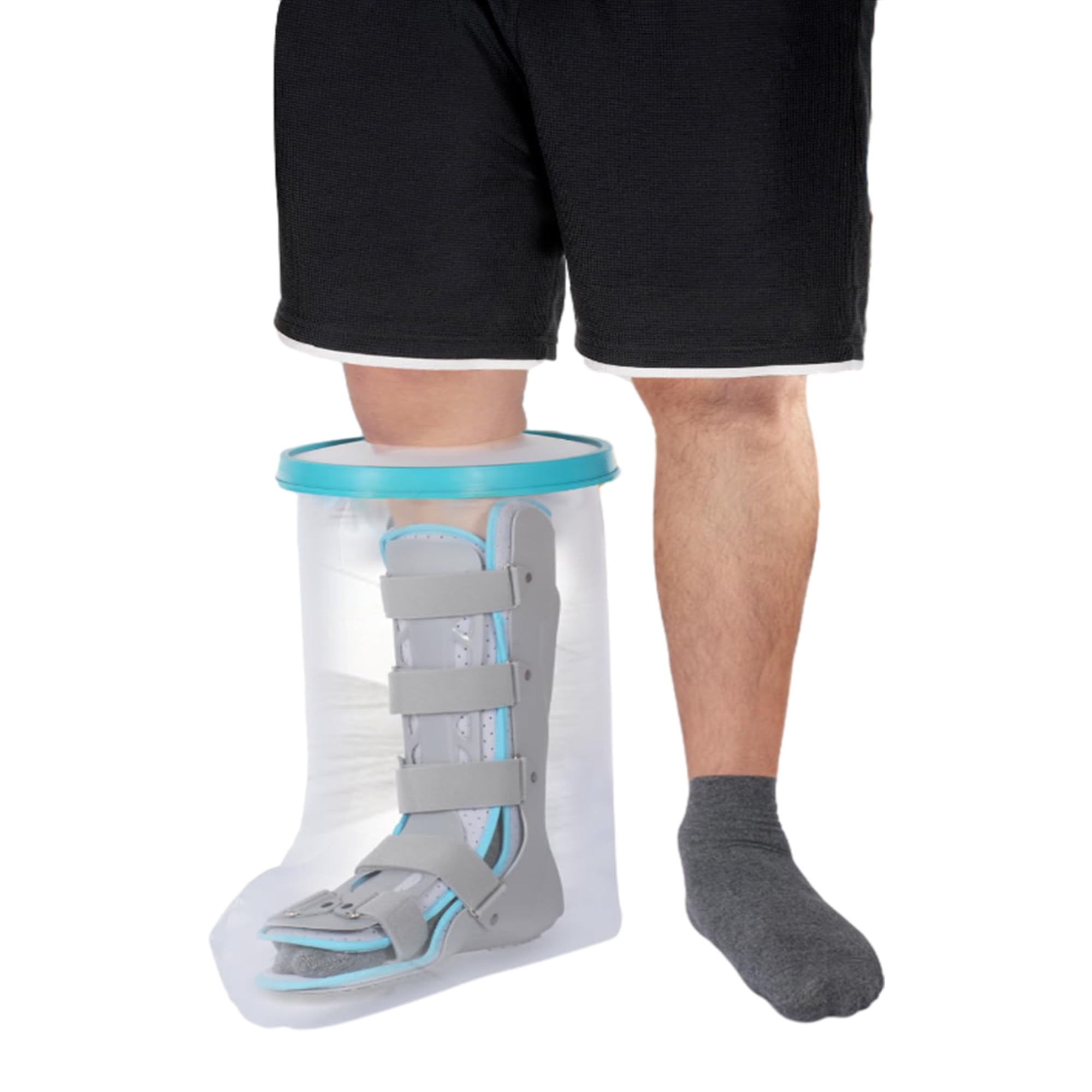 Waterproof Foot Cast Cover for Shower and Bath，Broken Surgery Foot