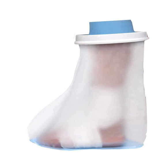 Waterproof Foot Cover for Shower Adult, Foot Cast Covers with Non-Slip Padding Bottom, W ma3363