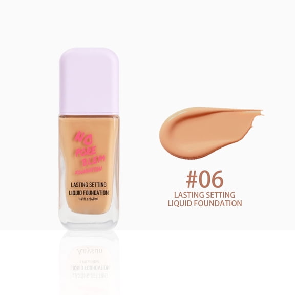 Waterproof Foundation, Foundation Full Coverage, Cover Fine Lines and Imperfections, Liquid Foundation, Makeup Foundation Creates Flawless Creamy Skin and Evens Skin Tone, Longwear Transfer
