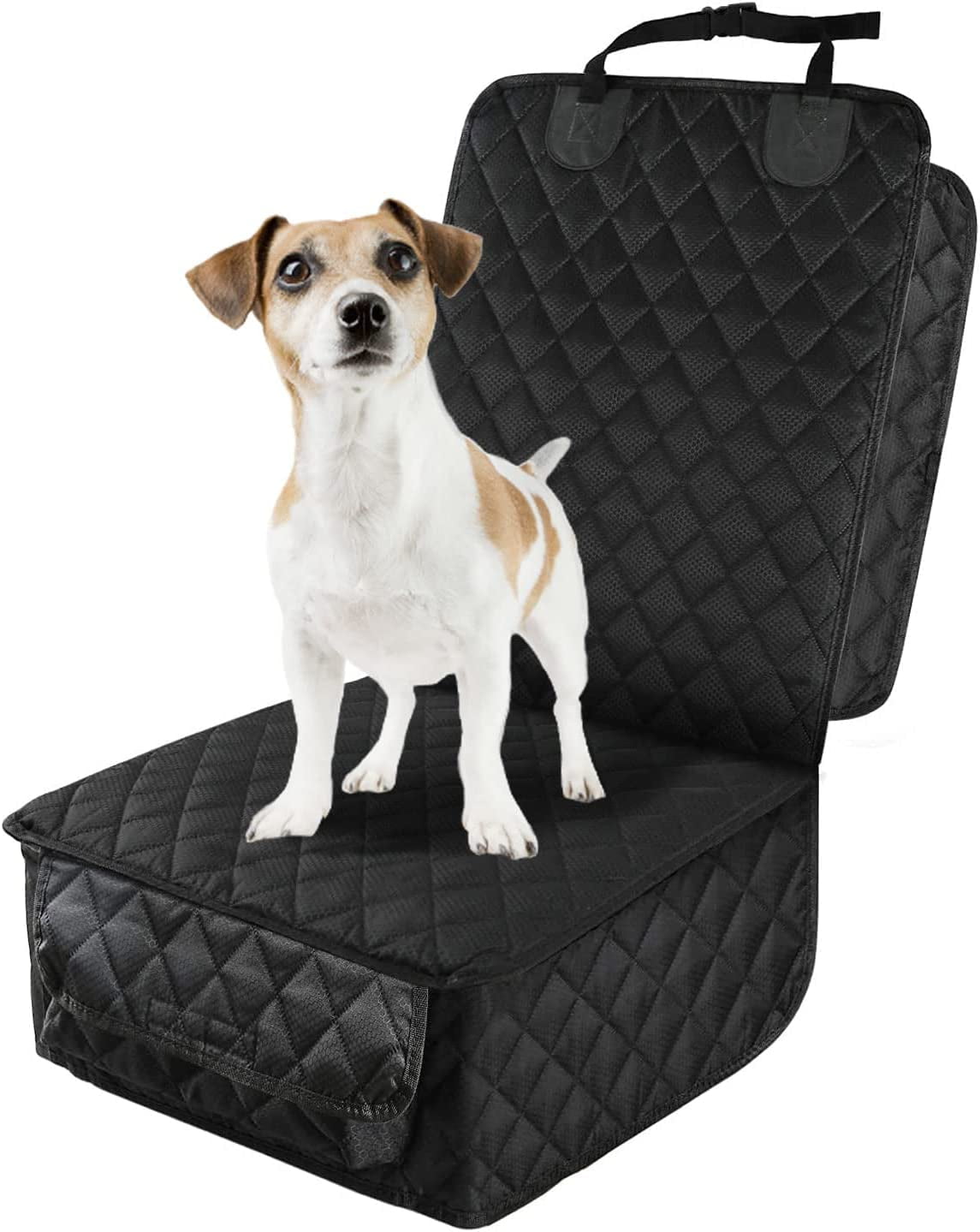 Waterproof Front Seat Car Cover Full Protection Dog Car Seat Cover with Side Flaps Nonslip Scratchproof Captain Chair Seat Cover Fits for Cars Trucks SUVs Jeep Walmart