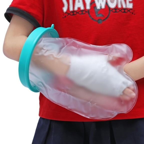 Waterproof Full Arm Cast Covers for Showering / Swimming, Water Proof Child Hand Wrist Cover for Shower / Bath, Adult Elbow Cast Protector Sleeve After Surgery, Reusable Durable, Keep Wounds Dry