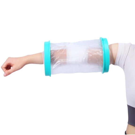 Waterproof Full Arm Cast Covers for Showering / Swimming, Water Proof Child Hand Wrist Cover for Shower / Bath, Adult Elbow Cast Protector Sleeve After Surgery, Reusable Durable, Keep Wounds Dry