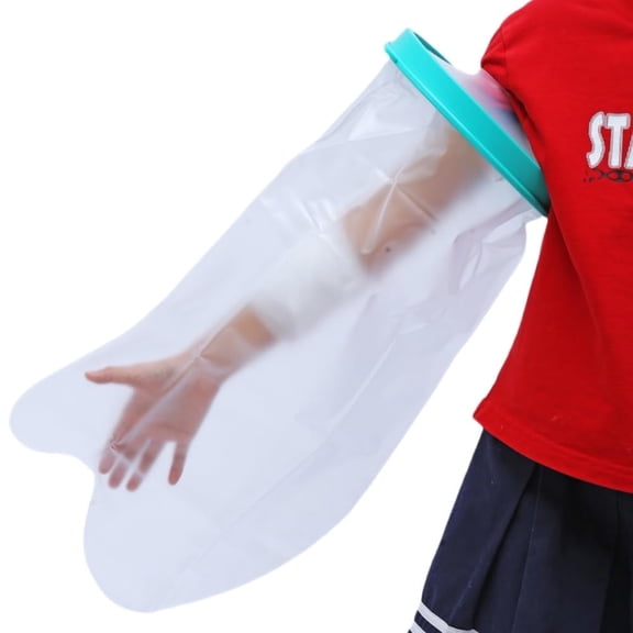 Waterproof Full Arm Cast Covers for Showering / Swimming, Water Proof Child Hand Wrist Cover for Shower / Bath, Adult Elbow Cast Protector Sleeve After Surgery, Reusable Durable, Keep Wounds Dry