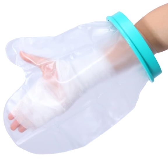 Waterproof Full Arm Cast Covers for Showering / Swimming, Water Proof Child Hand Wrist Cover for Shower / Bath, Adult Elbow Cast Protector Sleeve After Surgery, Reusable Durable, Keep Wounds Dry