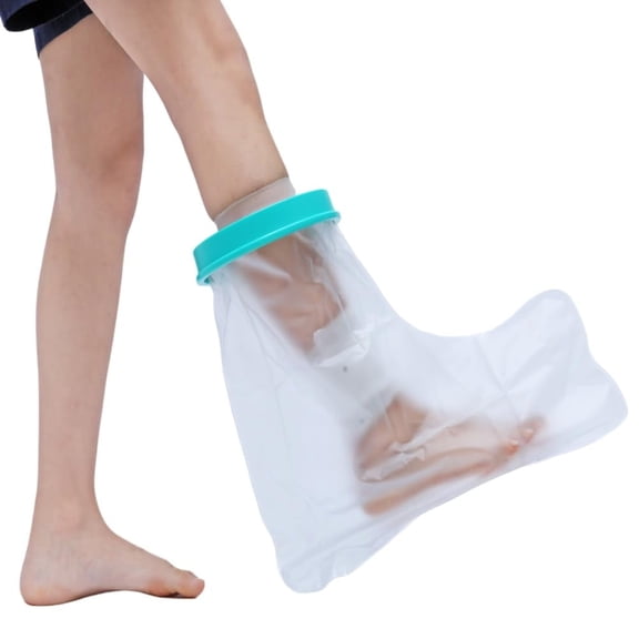 Waterproof Full Leg Cast Covers for Showering / Swimming, Water Proof Adult Foot Ankle Cover for Shower / Bath, Child Thigh Knee Cast Protector Sleeve After Surgery, Reusable Durable, Keep Wounds Dry