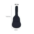 thumbnail image 1 of Waterproof Full Size Acoustic Guitar Bag Padded Backpack Carry Case 41in, Guitar Accessories, 1 of 10