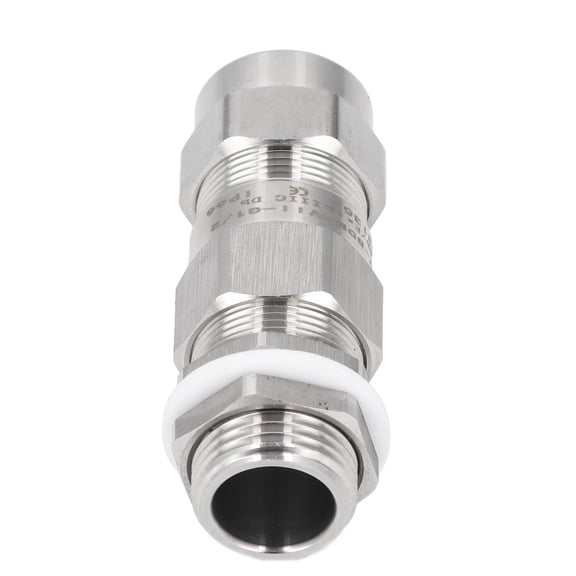 Waterproof G1/2 Cable Gland 304 Stainless Steel Explosion Proof Dual Sealing Armoured Cable Strain Relief Connector