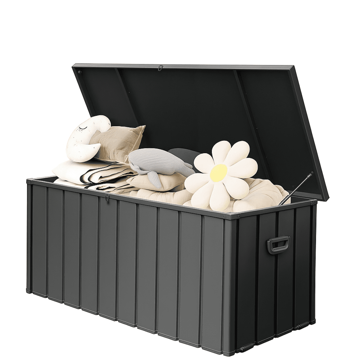 Waterproof Galvanized Steel Outdoor Deck Box, Lockable Patio Storage ...