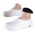 thumbnail image 1 of Waterproof Garden Clogs for Women Men EVA Slip On Mules with Arch Support Thick Bottom Non Slip Air Cushion Outdoor Home Sandals（White，Size 11), 1 of 7