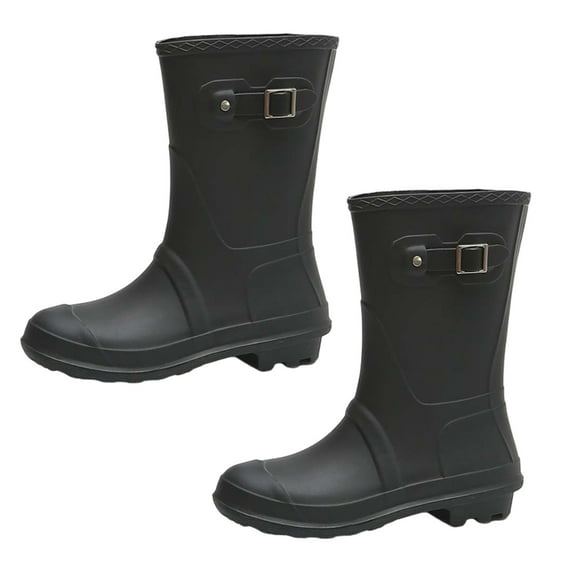 Waterproof Garden Shoes Ladies Rain Boots with Comfortable Insoles Rainboots