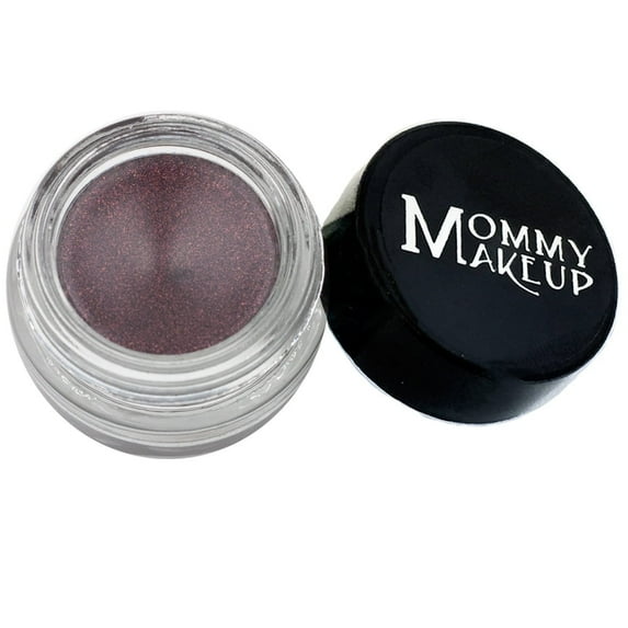 Waterproof Gel Eyeliner Pot in Black Orchid (Luscious Metallic Black Burgundy) - Long Wear Cream Eye Liner - Stay Put Gel Eyeliner by Mommy Makeup