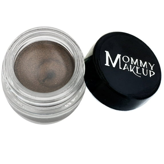 Waterproof Gel Eyeliner Pot in Mischievous (Black with Green and Gold Flecks) - Long Wear Cream Eye Liner - Stay Put Gel Eyeliner by Mommy Makeup