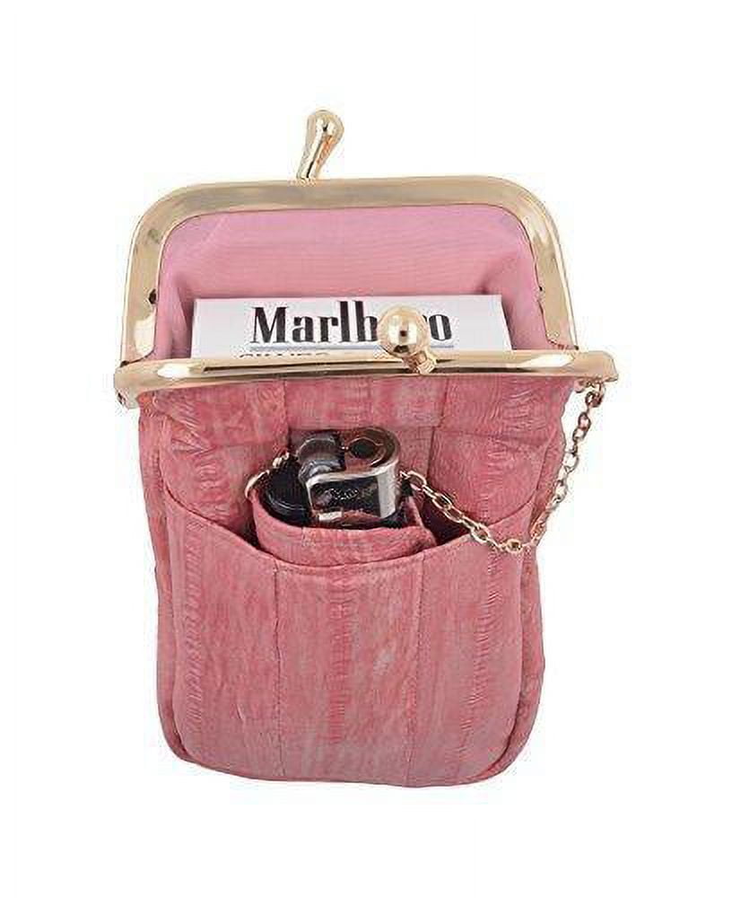 Waterproof Genuine Eel Skin Cigarette Case and Lighter Holder
