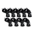 thumbnail image 1 of Waterproof Golf Club Head Covers Accessories Golf Cue Protector Cat Pattern Thick Putter Headcover for Outdoor Unisex Beginners 9pcs Iron Black, 1 of 8