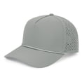 thumbnail image 1 of Waterproof Golf Rope Hat 5 Panel Performance Snapback Cap for Men, Breathable Perforated Mesh Baseball Cap, Lightweight Outdoor Sports Workout Running Hat, 1 of 3