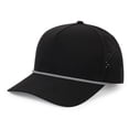 thumbnail image 1 of Waterproof Golf Rope Hat 5 Panel Performance Snapback Cap for Men, Breathable Perforated Mesh Baseball Cap, Lightweight Outdoor Sports Workout Running Hat, 1 of 3