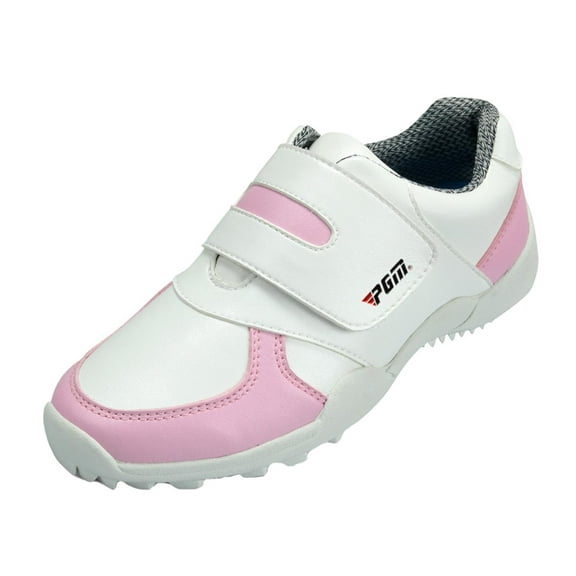Waterproof Golf Shoes for Kids Children Boys Girls Spikeless with Hook and Loop Strap