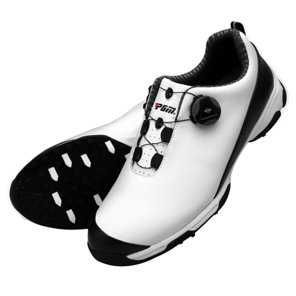 Waterproof Golf Shoes for Men, Anti-skid Breathable Golf Shoes with Lace System