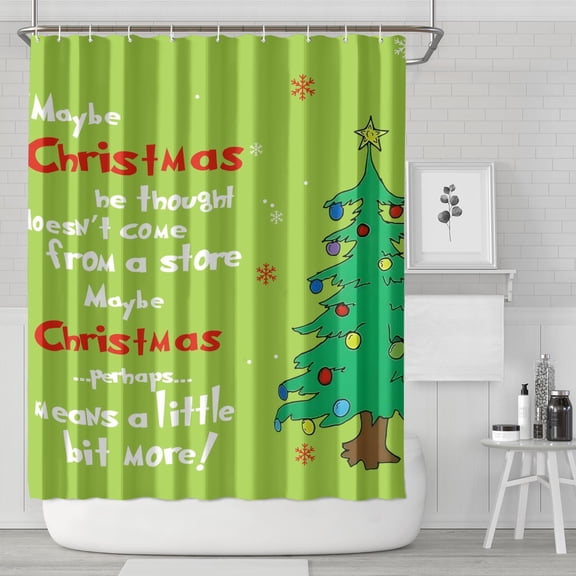 Waterproof Shower Curtain 84x72 Inch Polyester Unique Shower Curtain for Bathroom Hotel Home Bathtub Accessories Decor with 12 Plastic Hooks