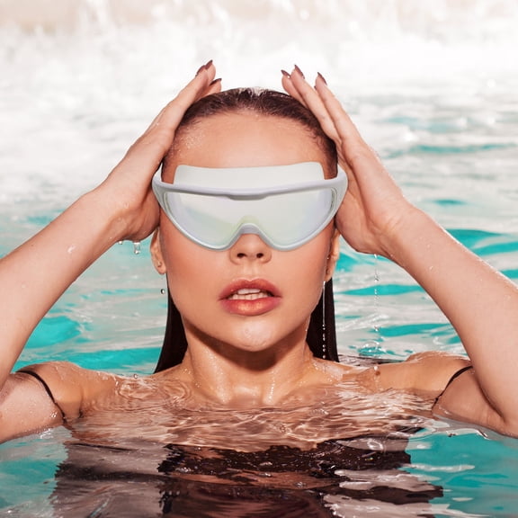 Waterproof HD Swimming Goggles with Anti-Fog Clear View Large Frame Lenses, Comfortable Fit Secure Design, Reliable Practical for Pool Swimming and All Kinds of Water Activities, Easter Decor, 1pc