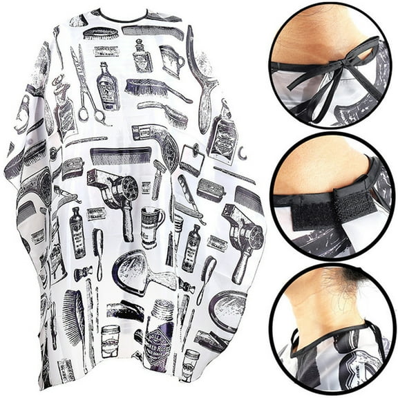 Waterproof Hair Cutting Cape for Home Salon and Stylists, DIY Cloak for Barber Use, Reusable Smock