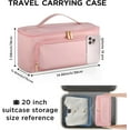 thumbnail image 1 of Waterproof Hair Tool Travel Bag for Airwrap,  FlexStyle & More - Pink, 1 of 6