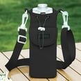 thumbnail image 1 of Waterproof Handheld Satchel Bag Insulation Cup Sleeve Storage for Beverages and Drinks with Secure Zipper and Adjustable Strap for Commuting Travel and Outdoor Adventures AKLJWH, 1 of 8