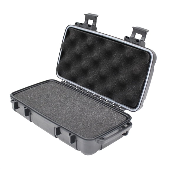 Waterproof Hard Tool Storage Case with Pre-Cut Foam Lining, Portable Protective Hardware Tool Organizer Box