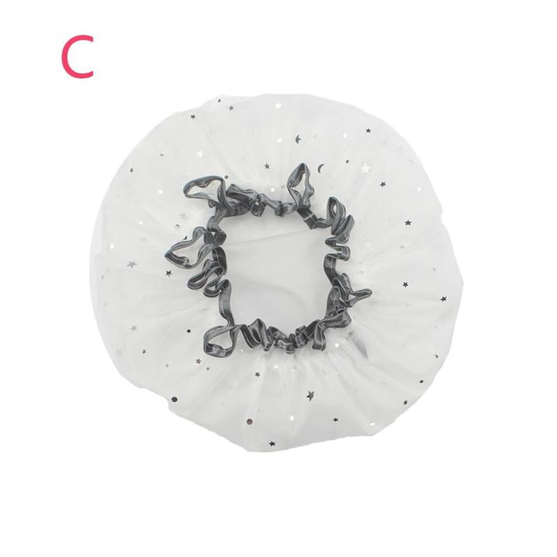 "Waterproof Hat Protect Lady Hair Bath Shower Care Salon Cap "