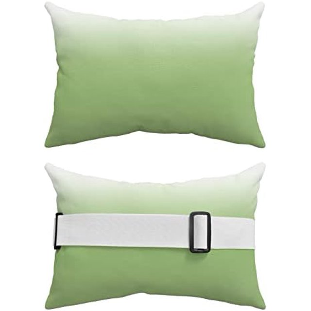 Waterproof Headrest Pillows for Chaise Lounge Chair Couch Tropical Pink