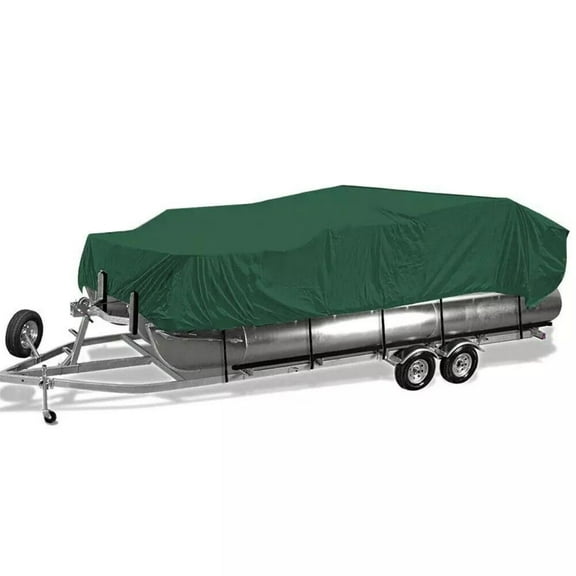 Waterproof Heavy Duty Boat Cover Trailerable Pontoon/V-Hull Fishing 11ft-24ft