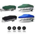 Waterproof Heavy Duty Boat Cover for Trailerable Pontoon/V-Hull Fishing ...