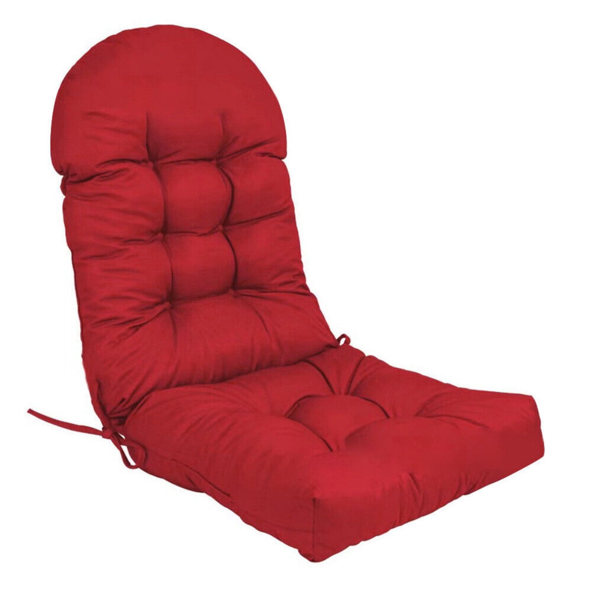 Waterproof High Back Chair Pads 43.3"x19.7"x4" Patio Chair Cushion Pads with 2 Anti-Slipx Ties