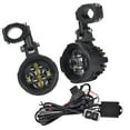 thumbnail image 1 of Waterproof High Low Beam Motorcycle Auxiliary Driving Light 100W Fog Lamp Headlight Spotlights PC Lens Aluminum Housing, 1 of 8