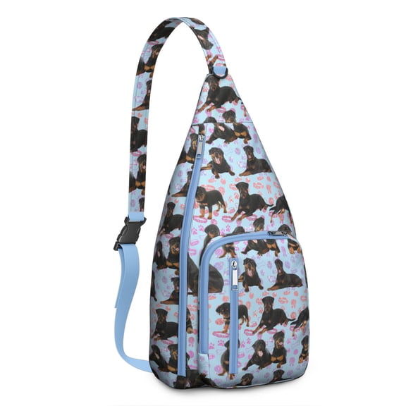 Waterproof Hiking Backpack Sling Bag for Women – Lightweight Crossbody Bag with Adjustable Strap, Multipurpose Chest Bag with Cute Paw Print for Travel & Outdoor Adventures – Dog Lover Gift