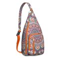thumbnail image 1 of Waterproof Hiking Backpack Sling Bag for Women – Lightweight Crossbody Bag with Adjustable Strap, Multipurpose Chest Bag for Travel & Outdoor Adventures – Mandala Zen Geometric Design, 1 of 4