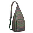 thumbnail image 1 of Waterproof Hiking Backpack Sling Bag for Women – Lightweight Crossbody Bag with Adjustable Strap, Multipurpose Chest Bag for Travel & Outdoor Adventures – Mandala Zen Geometric Design, 1 of 4