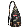 thumbnail image 1 of Waterproof Hiking Backpack Sling Bag for Women – Lightweight Crossbody Bags with Adjustable Strap, Multipurpose Chest Bag for Travel, Outdoor Adventures & Everyday Use – Boho Vintage Mushroom Design, 1 of 4
