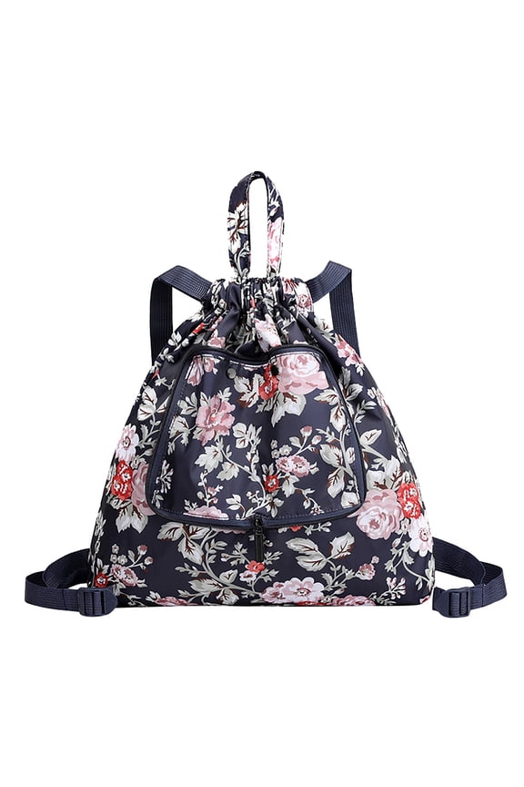 Waterproof Hiking Backpack for Women Men Lightweight Foldable Drawstring Gym Bag for Travel Beach