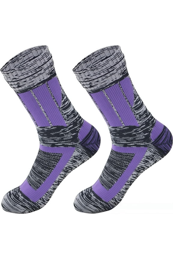 Waterproof Hiking Socks – Mid-Calf Outdoor Socks for Camping, Skiing, Water Sports & Cycling. Quick-Dry & Breathable