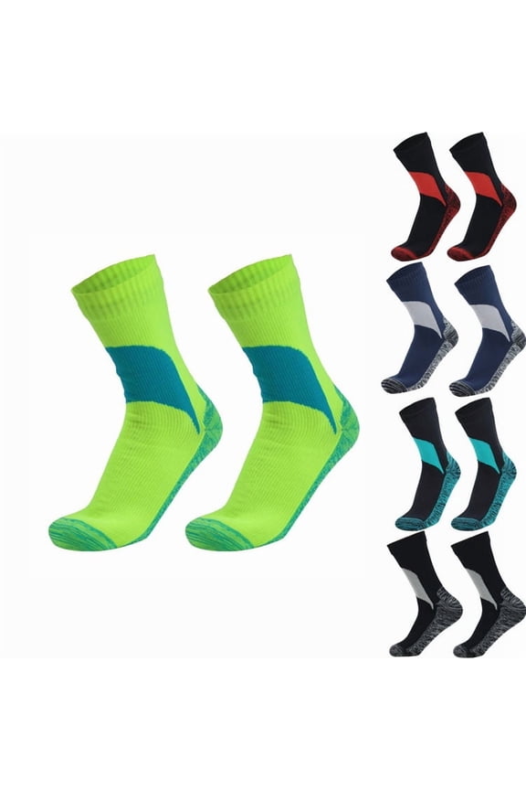 Waterproof Hocks, Mid-Calf Outdoor Socks for Camping and Hiking, Durable Socks for Winter Trekking and Family Gatherings, Moisture-Wicking Socks for All-Day Comfort and Front Door Welcome Sopatenor