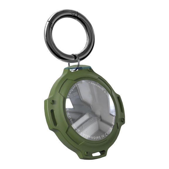 Waterproof Holder Scratchproof Keychain Holder for Trackers Full Coverage Protective Case with Keychain