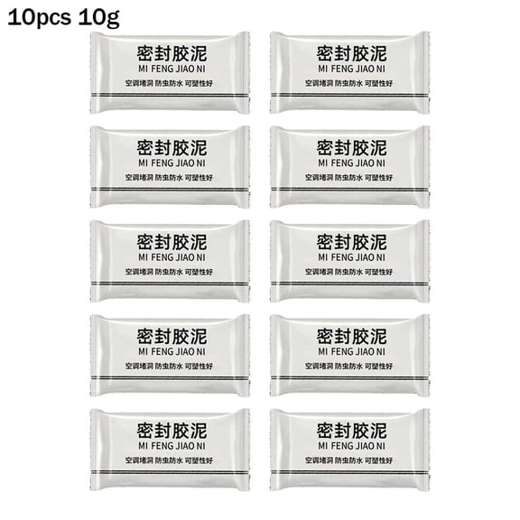 Waterproof Hole Plugging Mud Sealant, 10 Pcs for Wall Gaps, Drainage