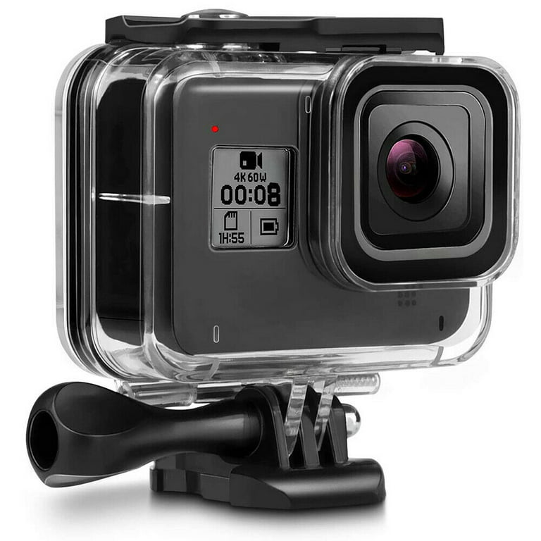 Waterproof Housing Case for GoPro Hero 8 Action Camera Protective Shell  with Bracket 