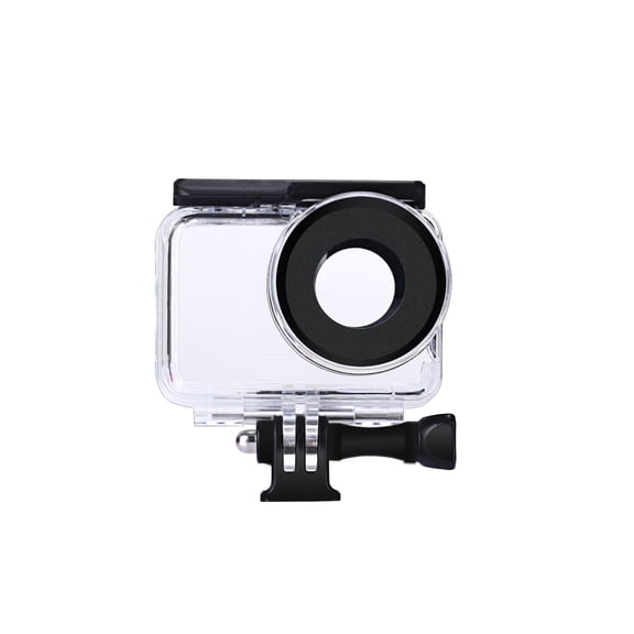 Waterproof Housing for Insta360 ONE R Dual Lens 360 Camera - Transparent Dive Case with 30m Water Resistance, High-Clarity Glass Lens, and Secure Locking Mechanism